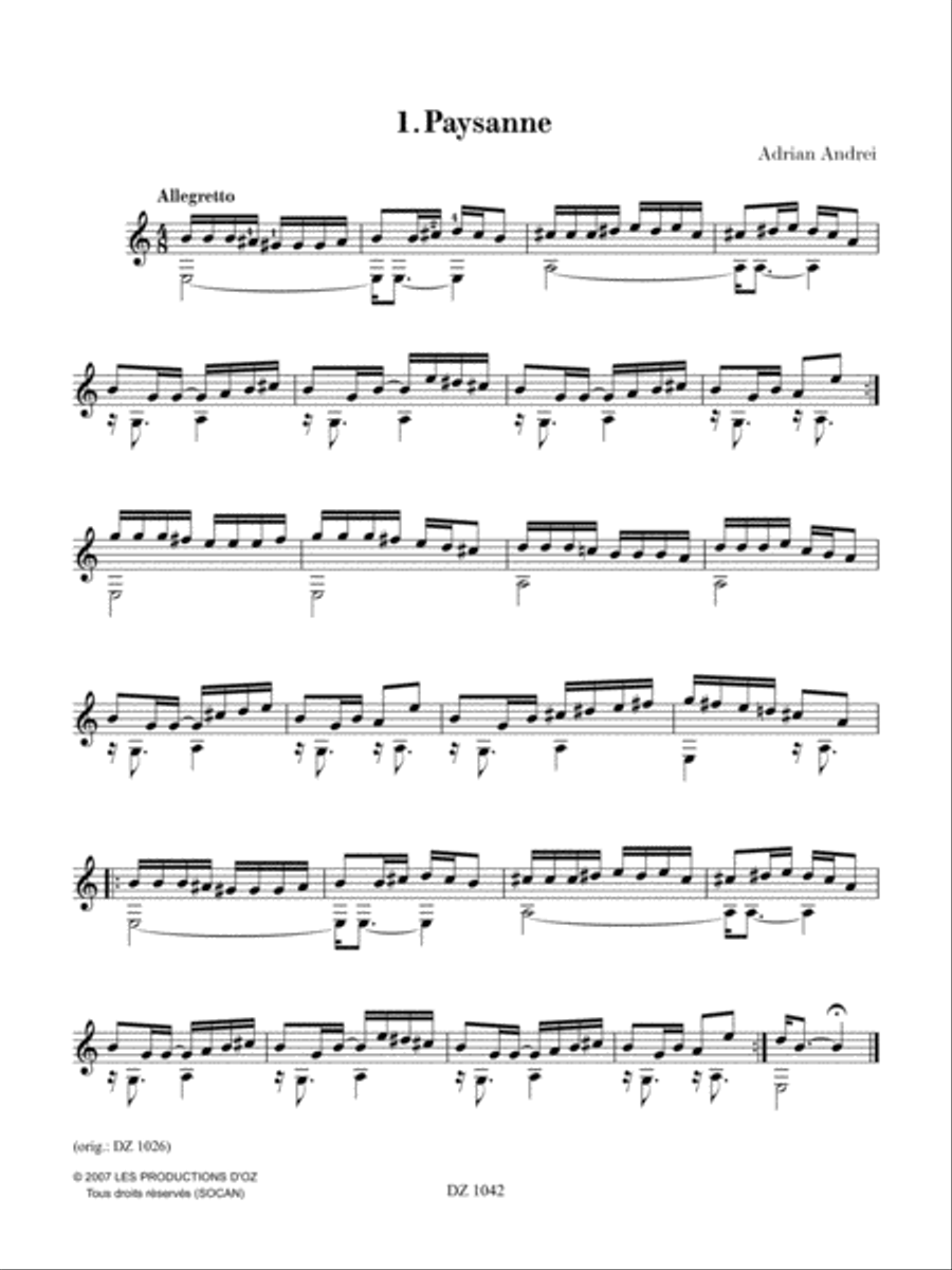 La guitare dans tous ses états, vol. 2 Classical Guitar scores gallery preview page 3