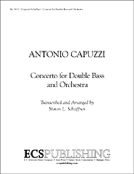 Concerto in F for Double Bass and Orchestra (Full Score)