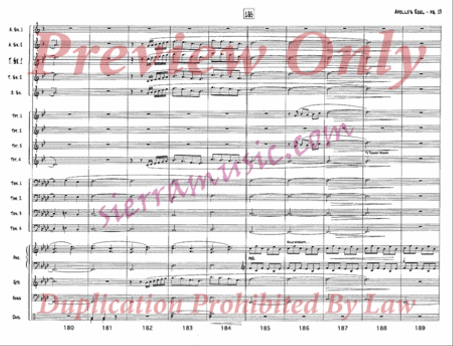 Apollo's Reel Jazz Ensemble scores gallery preview page 20