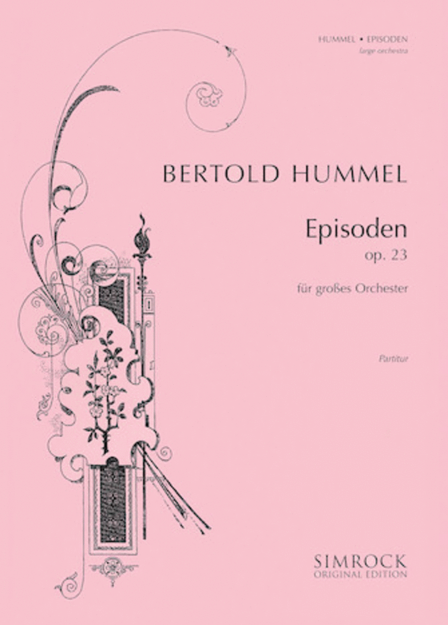 Episodes, Op. 23B Episodes, Op. 23B Orchestra scores gallery preview page 1