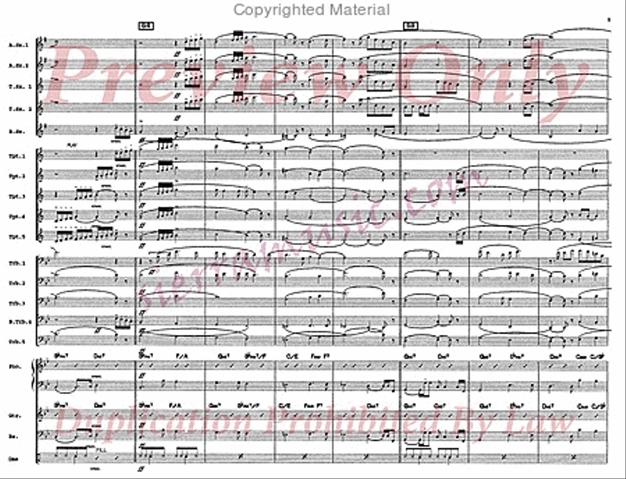 Dream of the Return Big Band scores gallery preview page 10