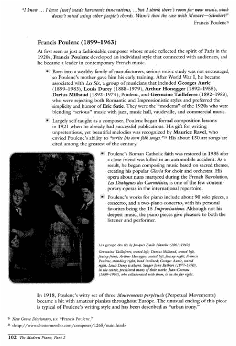 The Modern Piano: The Influence of Society, Style, and Musical trends on the Great Piano Composers Piano Solo scores gallery preview page 2