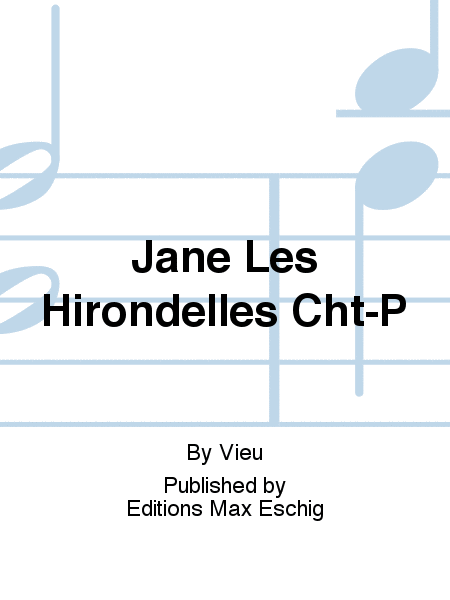 Jane Les Hirondelles Cht-P