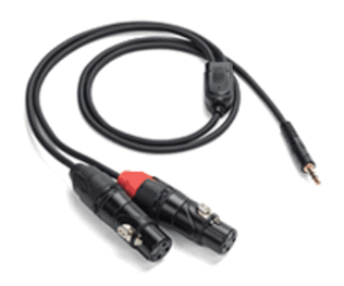 Tourtek Pro – 1/8″ TRS (Stereo) to Dual XLR (Female) Cable