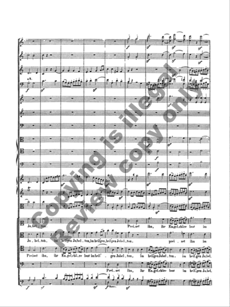 Hallelujah Chorus (Hallelujah unto God's Almighty Son!) (Orchestra Score and Parts) Choir scores gallery preview page 8