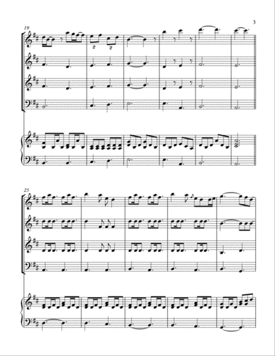 A Thousand Years Piano Trio scores gallery preview page 3