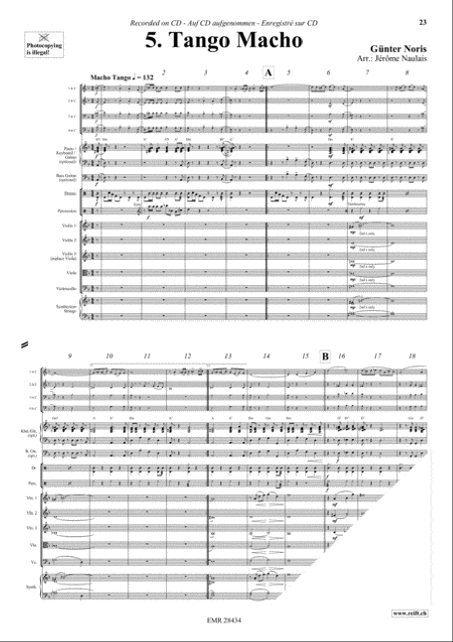 Let's Dance Volume 5 Let's Dance Volume 5 Woodwind Quartet scores gallery preview page 7