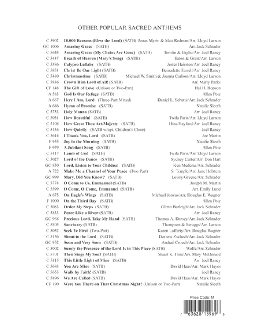 Down to the River to Pray with Lord, Listen to Your 4-Part scores gallery preview page 12