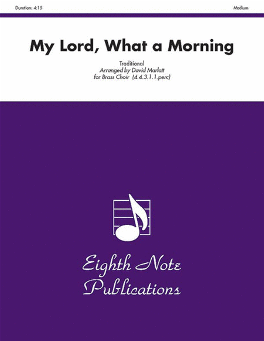 My Lord, What a Morning Small Ensemble scores gallery preview page 1