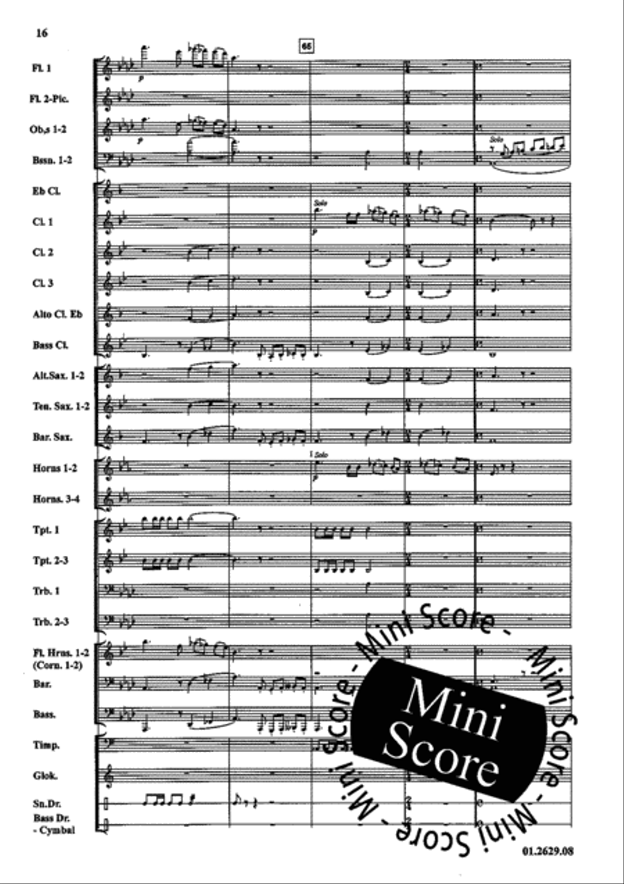 Musica Para Banda Concert Band scores gallery preview page 20