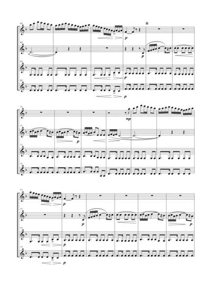 "L'Arlesienne Suite No. 2" for Clarinet Quartet image number null