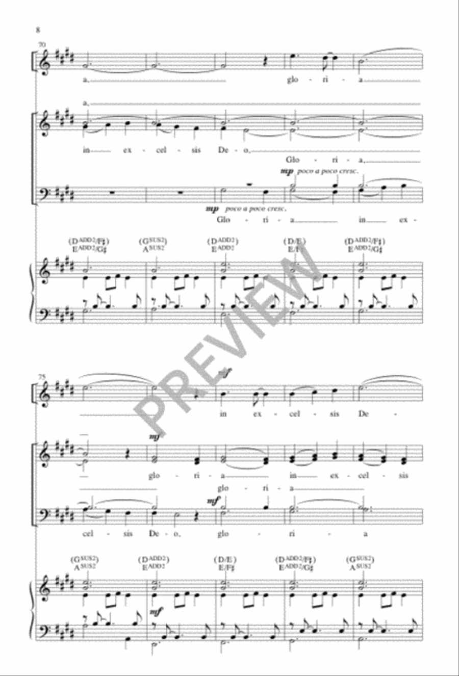 That Holy Night That Holy Night 4-Part scores gallery preview page 8