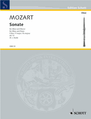Book cover for Sonata in F Major, K. 13