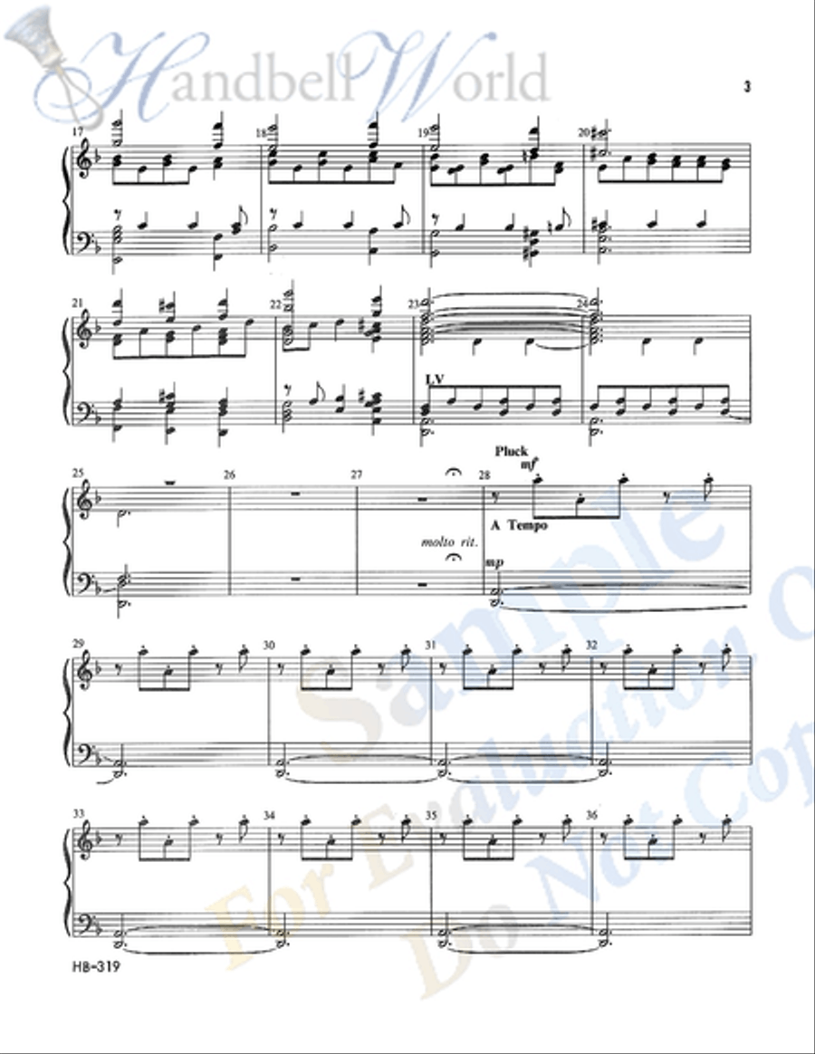 Coventry Carol 5-Octaves scores gallery preview page 5
