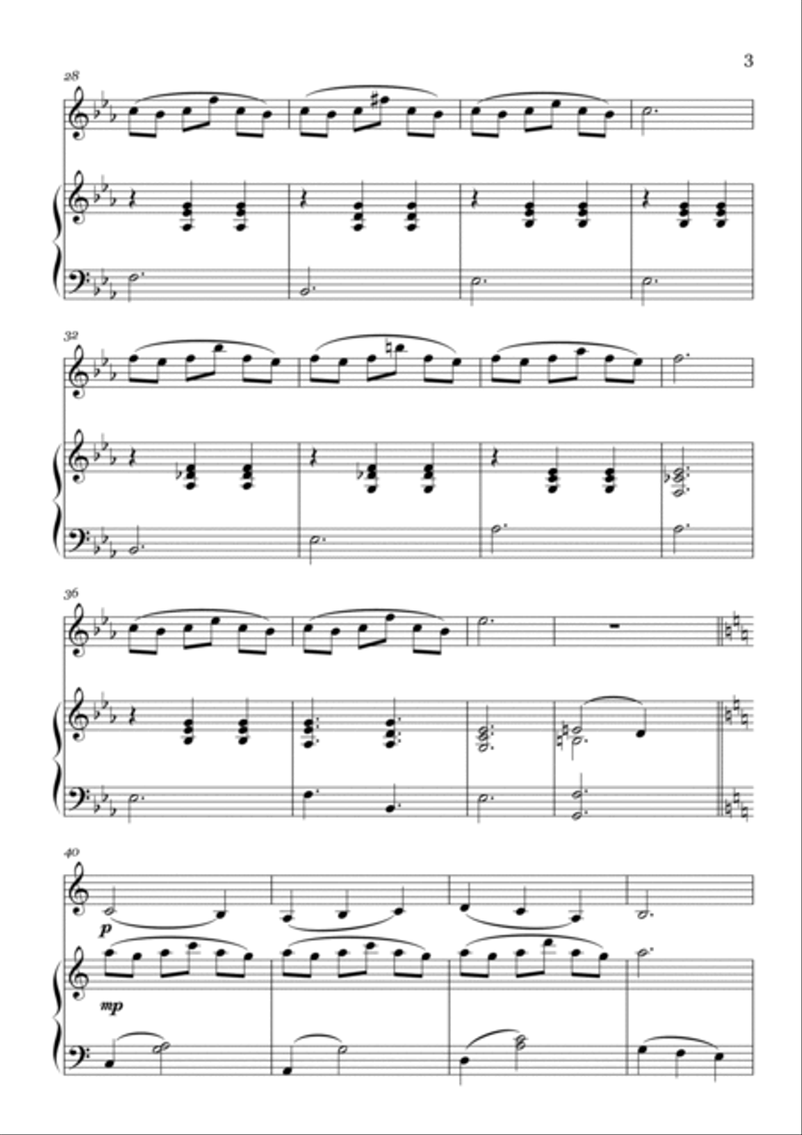 Pela Luz Dos Olhos Teus Pela Luz Dos Olhos Teus Clarinet Solo scores gallery preview page 4