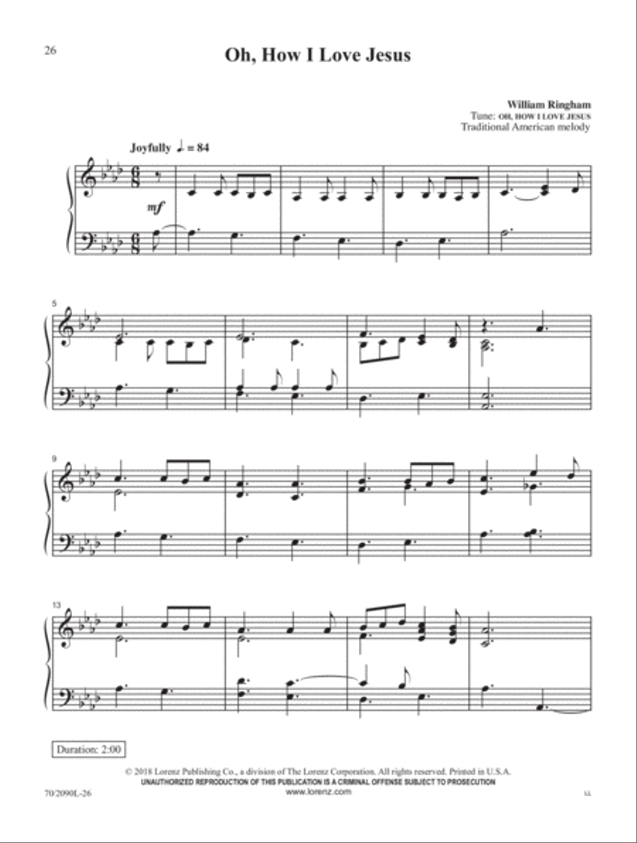 O Day of Peace Piano Solo scores gallery preview page 12