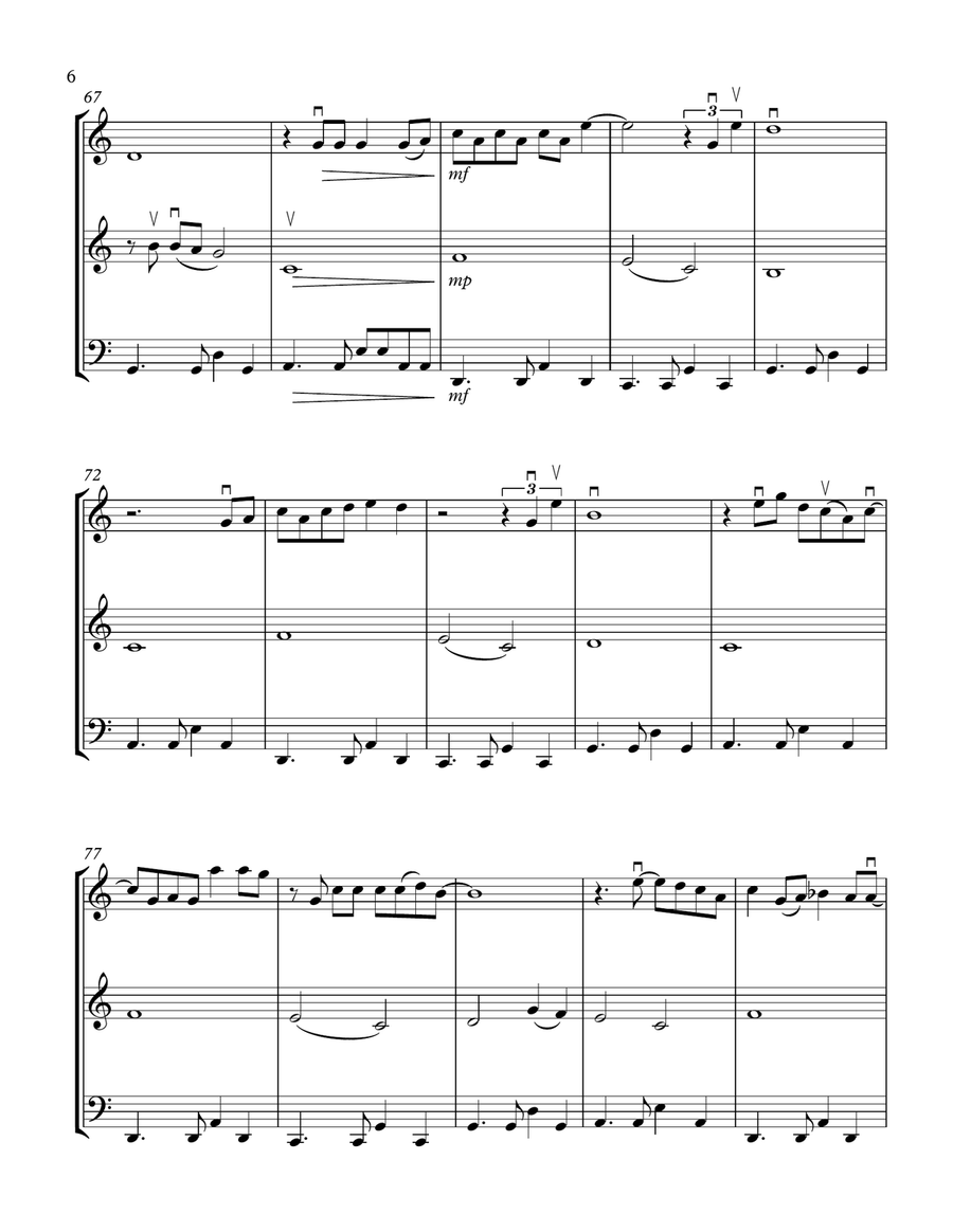 Thinkin' 'bout You String Trio scores gallery preview page 6