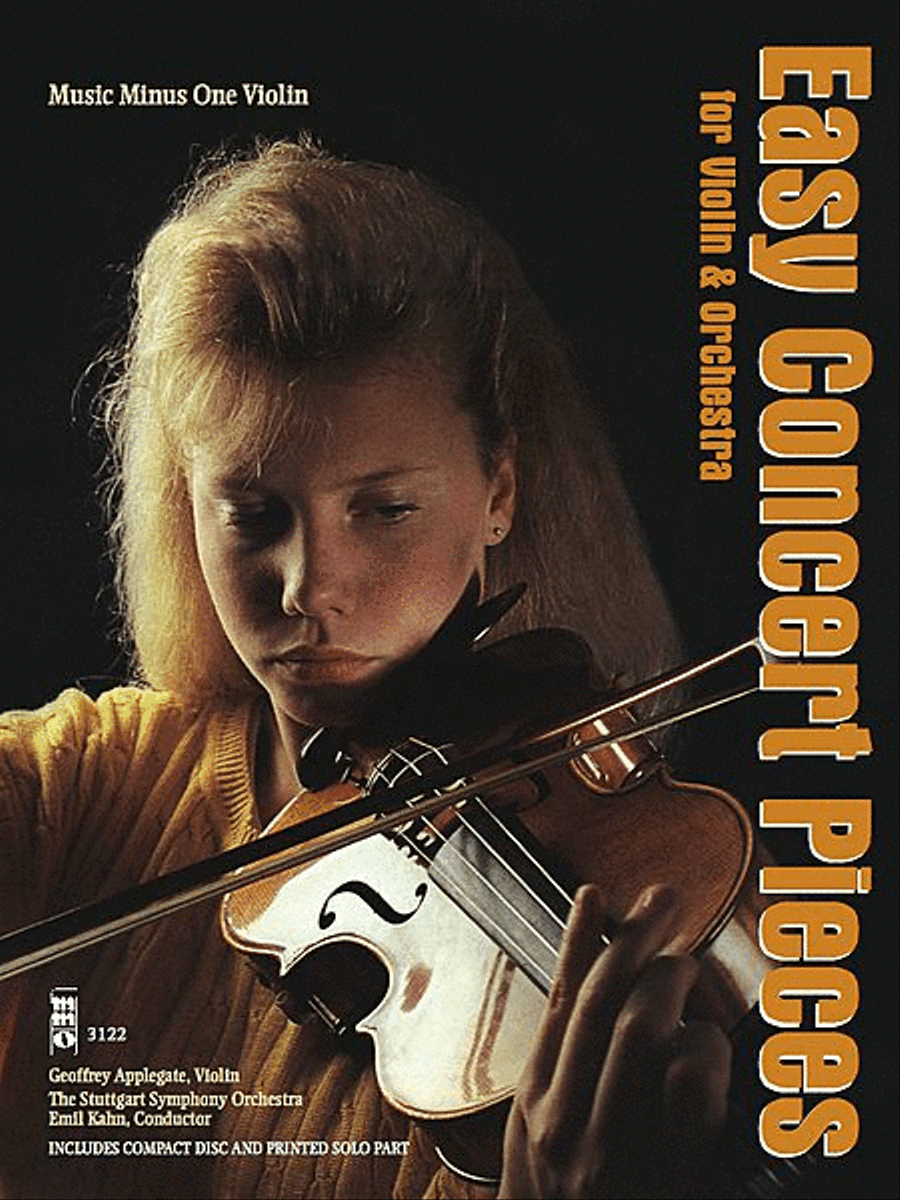 Easy Concert Pieces for Violin & Orchestra Violin scores gallery preview page 1