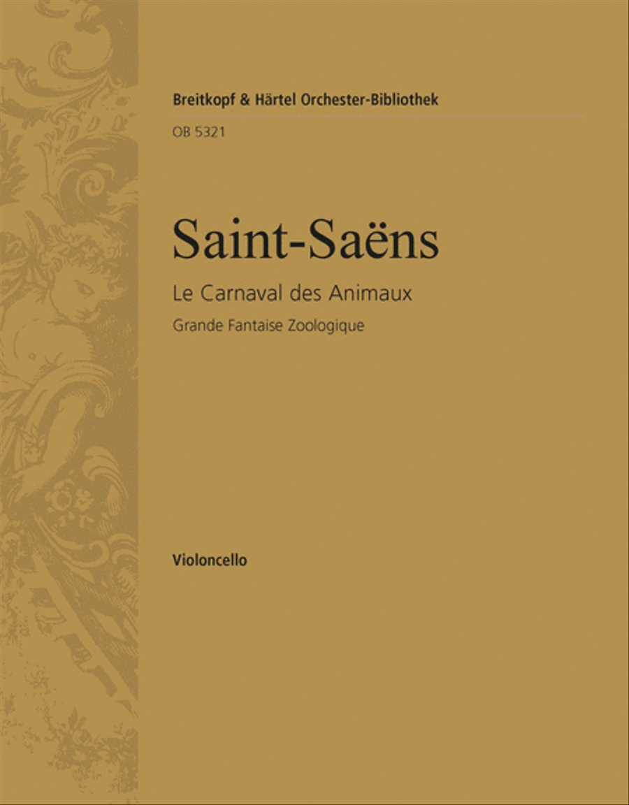 Le Carnaval des Animaux (The Carnival of the Animals) Orchestra scores gallery preview page 1