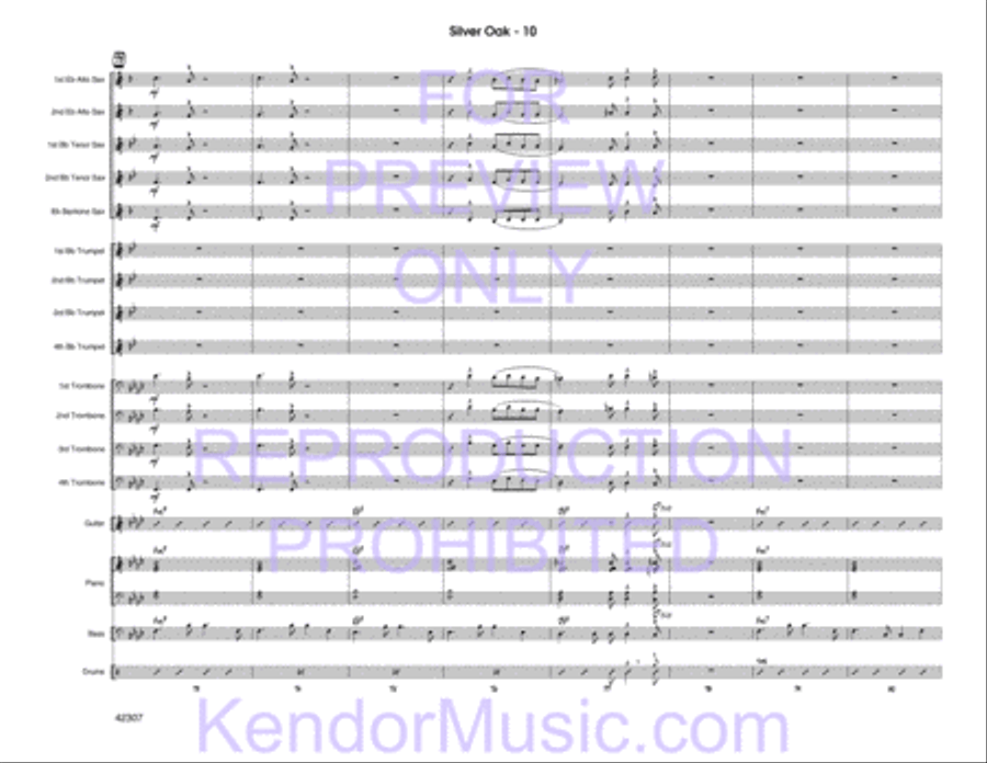 Silver Oak Silver Oak Jazz Ensemble scores gallery preview page 12