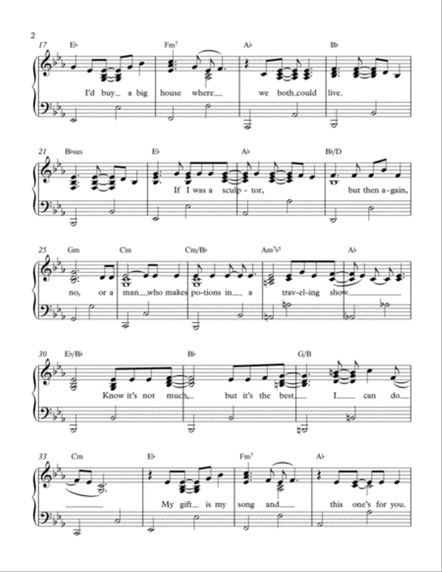 Your Song Your Song Voice scores gallery preview page 2