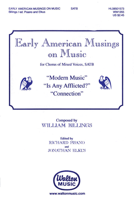 Book cover for Early American Musings On Music (Modern Music, Is Any Afflicted?, Connection)