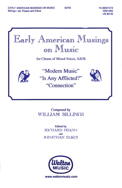 Early American Musings On Music (Modern Music, Is Any Afflicted?, Connection) image number null