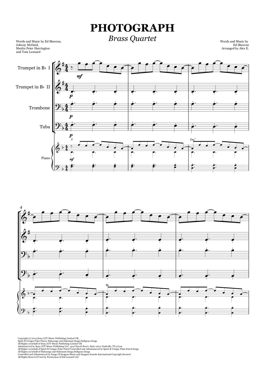 Photograph Trombone scores gallery preview page 1