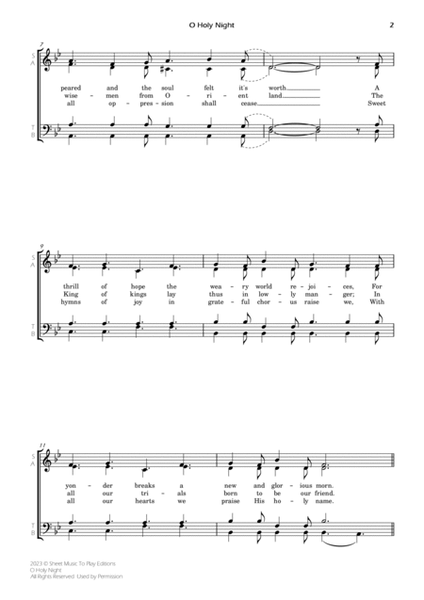 O Holy Night - SATB Choir image number null