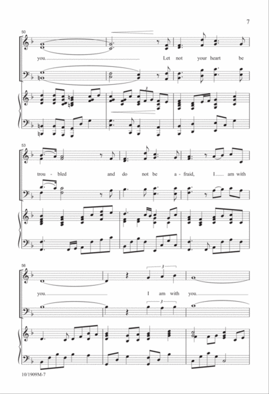 Peace Be with You Peace Be with You 4-Part scores gallery preview page 7