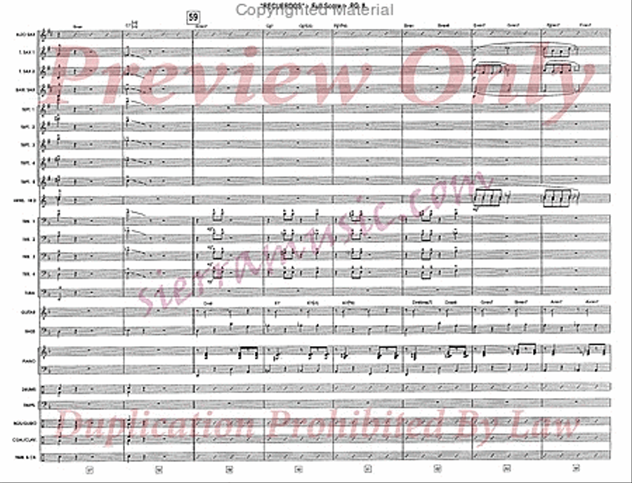 Recuerdos Recuerdos Jazz Ensemble scores gallery preview page 9