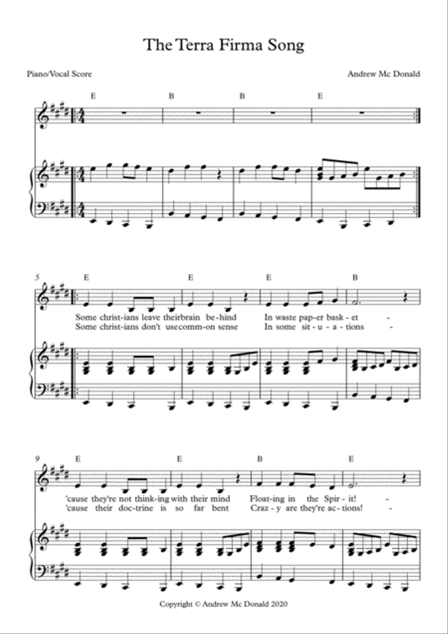The Terra Firma Song Voice scores gallery preview page 2