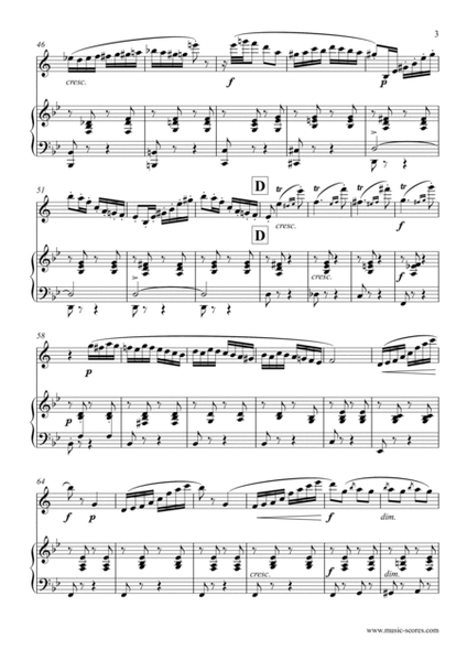 Godard - Allegretto - No.1 from Op. 116 Suite de 3 Morceaux - Clarinet image number null