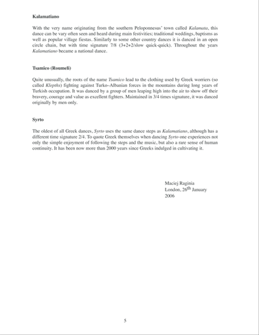 Greek Traditional Music for Acoustic Guitar Acoustic Guitar scores gallery preview page 11
