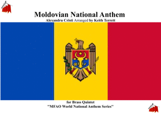Book cover for Moldovian National Anthem for Brass Quintet (MFAO World National Anthem Series)