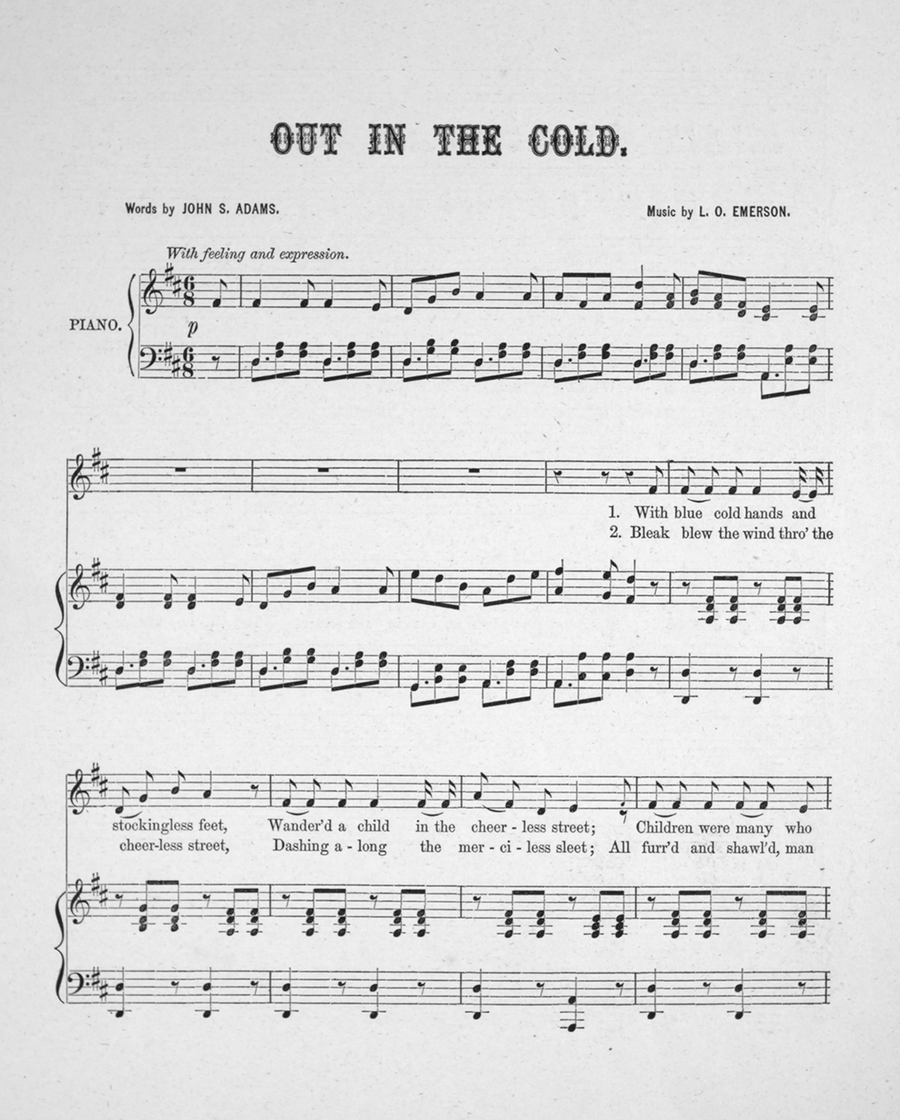 Out in the Cold Voice - Digital Sheet Music page 2