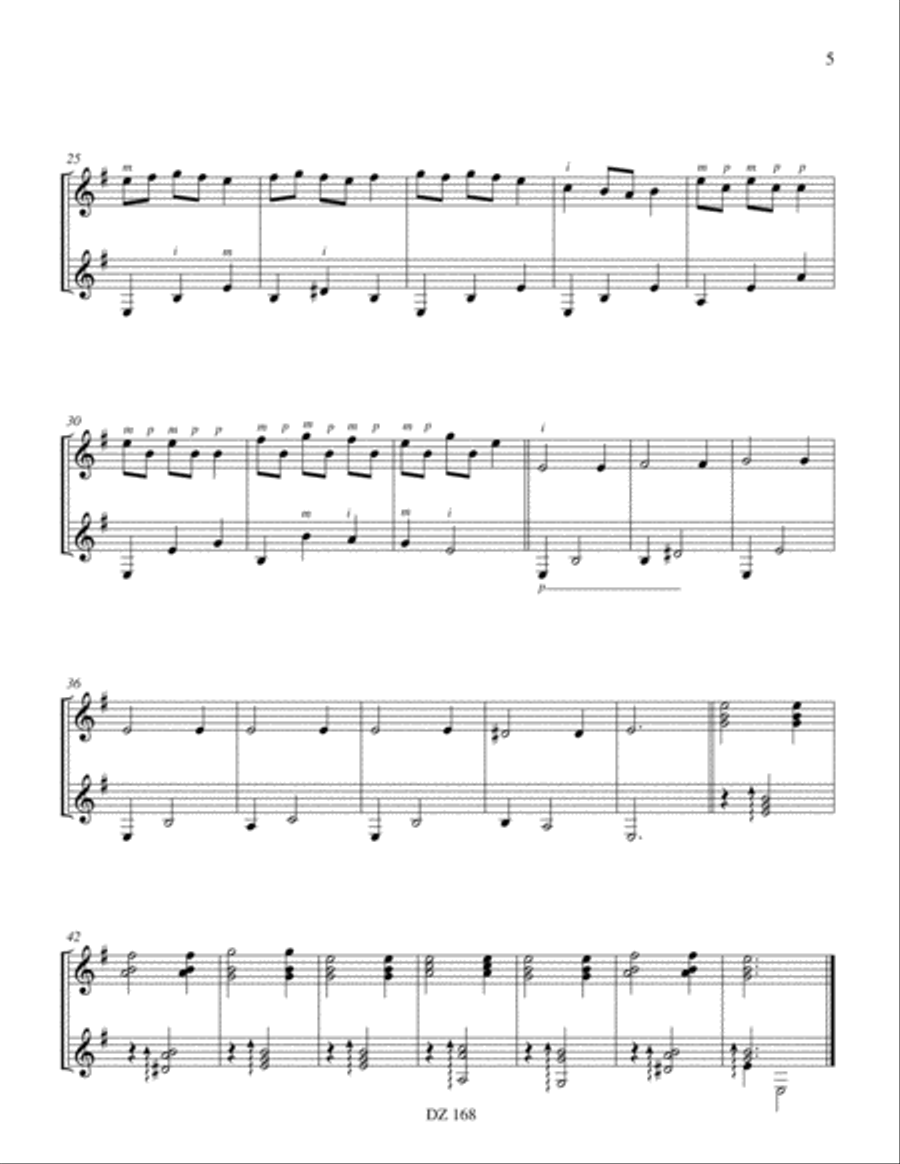Nos premiers duos, vol. 1 Classical Guitar scores gallery preview page 5