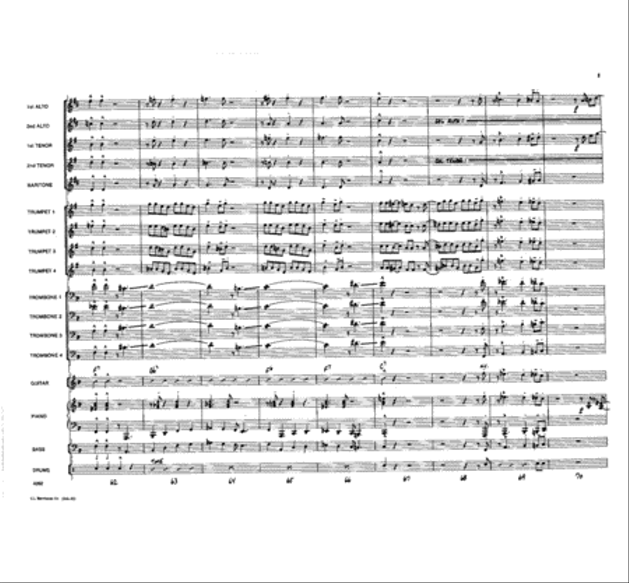 Bugle Boogie Blues Jazz Ensemble scores gallery preview page 9