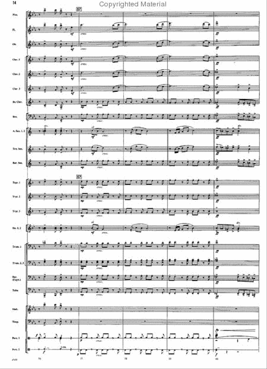 A Vision of Majesty Concert Band scores gallery preview page 13