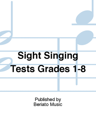 Sight Singing Tests Grades 1-8