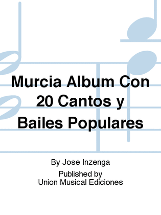 Murcia Album Con 20 Cantos y Bailes Populares