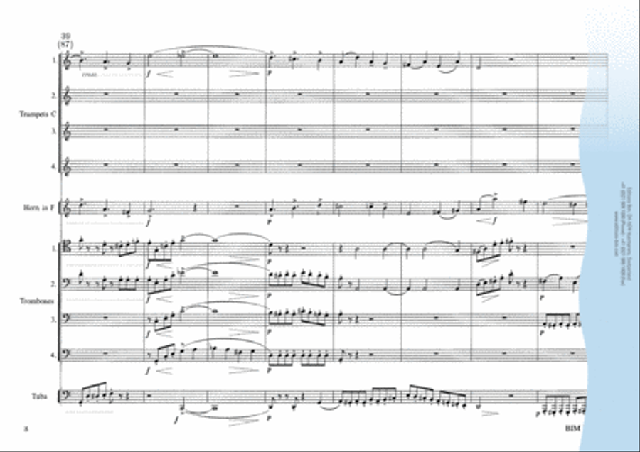 Brass Symphony Horn scores gallery preview page 7
