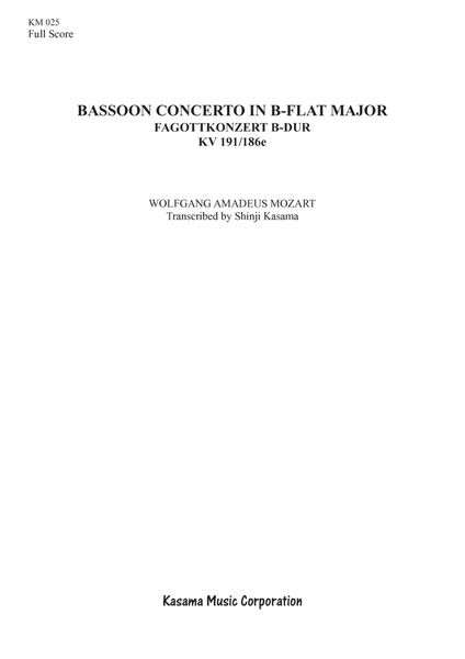 Bassoon Concerto in B-flat major (A4)