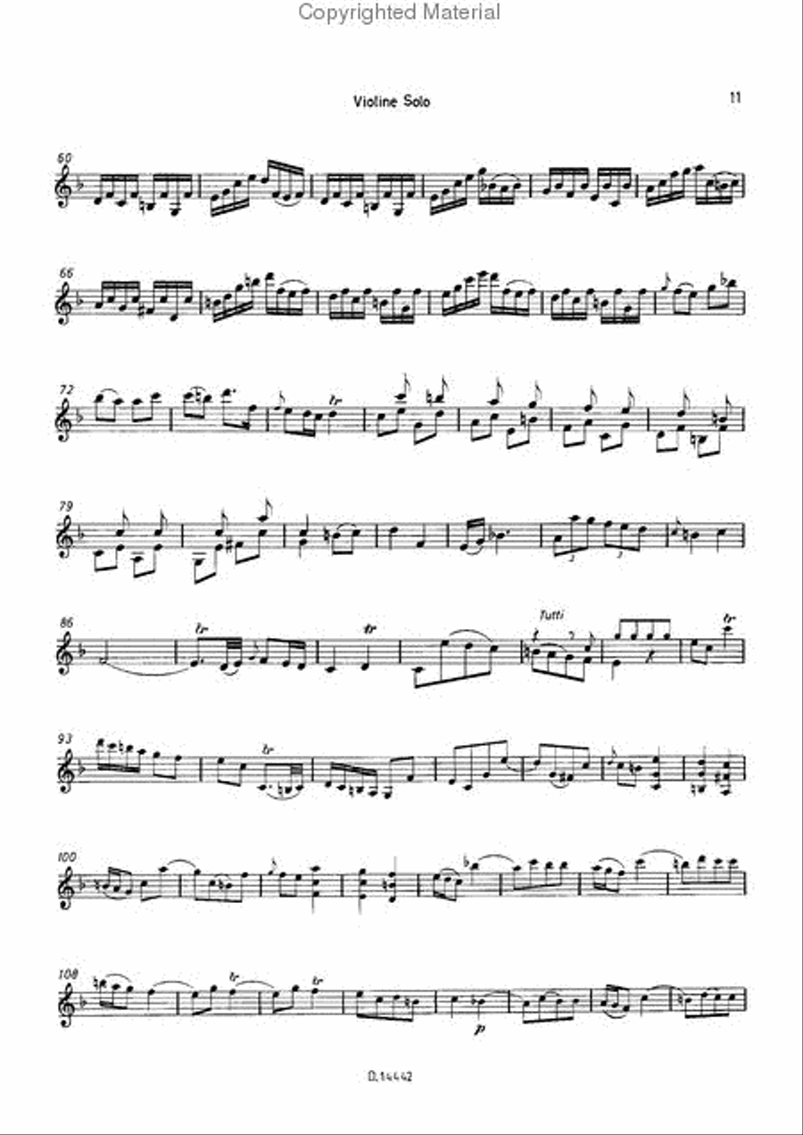 Concerto F-Dur Concerto F-Dur School and Community scores gallery preview page 47