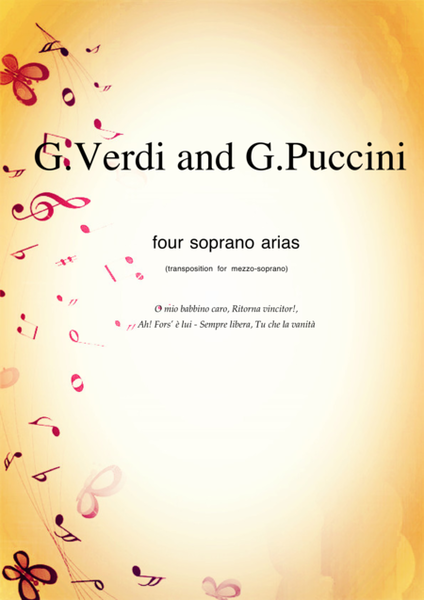 Four Soprano Arias, collection 2 transcription for mezzo soprano and piano