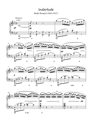 Interlude Piano Solo by Emile Pessard
