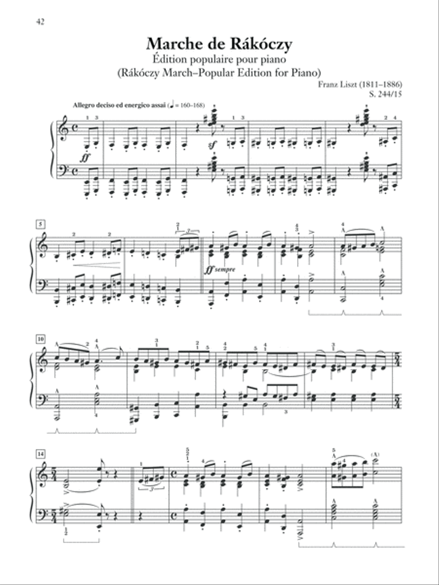 21 Selected Piano Works Piano Solo scores gallery preview page 12
