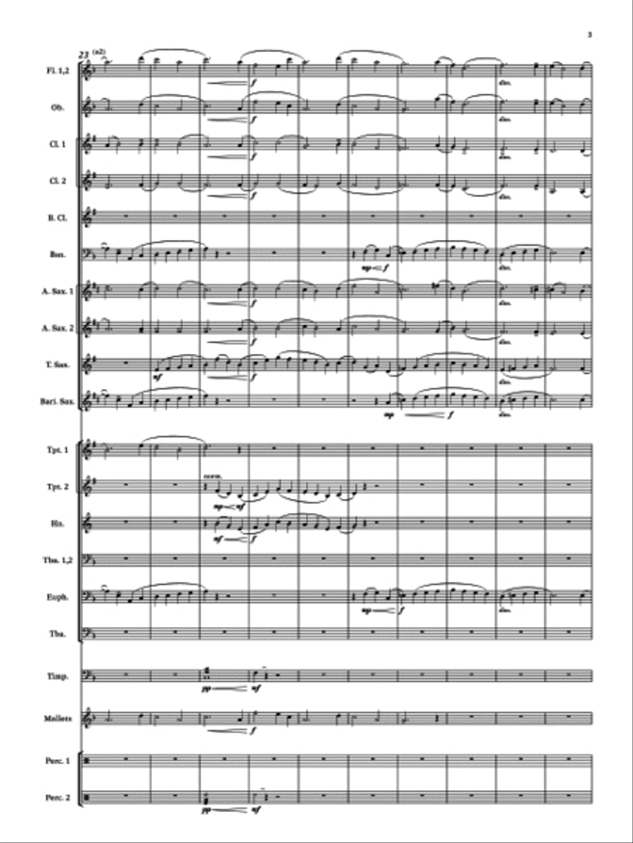 American Wonders: Path of Totality Concert Band scores gallery preview page 5