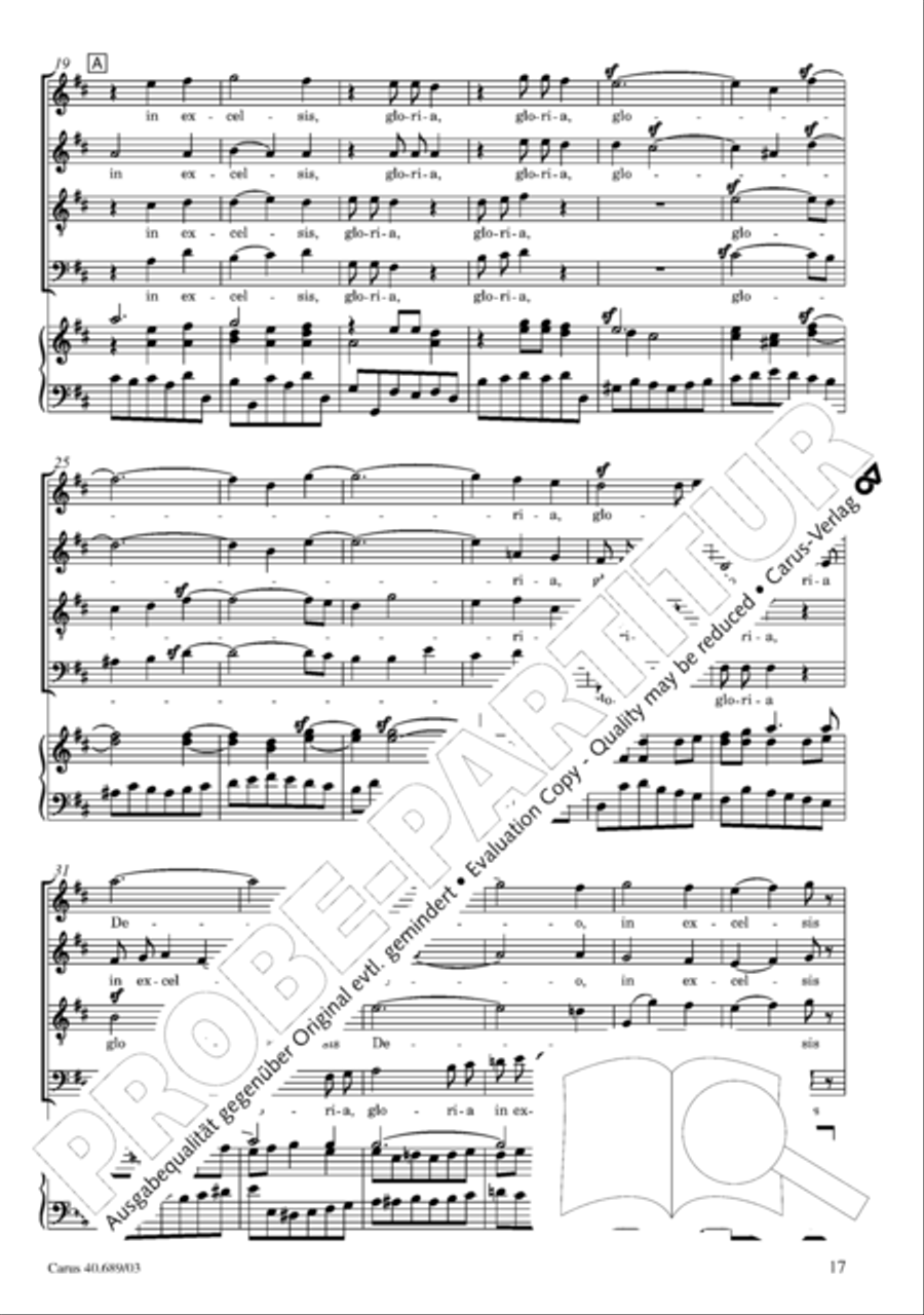Missa solemnis Missa solemnis 4-Part scores gallery preview page 18