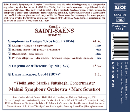 Camille Saint-Saens: Symphonies, Vol. 3 image number null